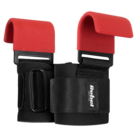 set 2 carlige ridicare greutati rebel active